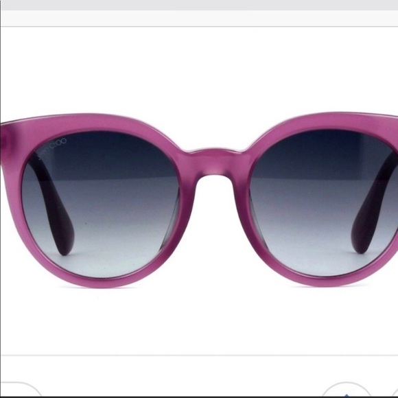 Jimmy Choo Accessories - Jimmy Choo Vivy Stone Round Sunglasses 1UQ90